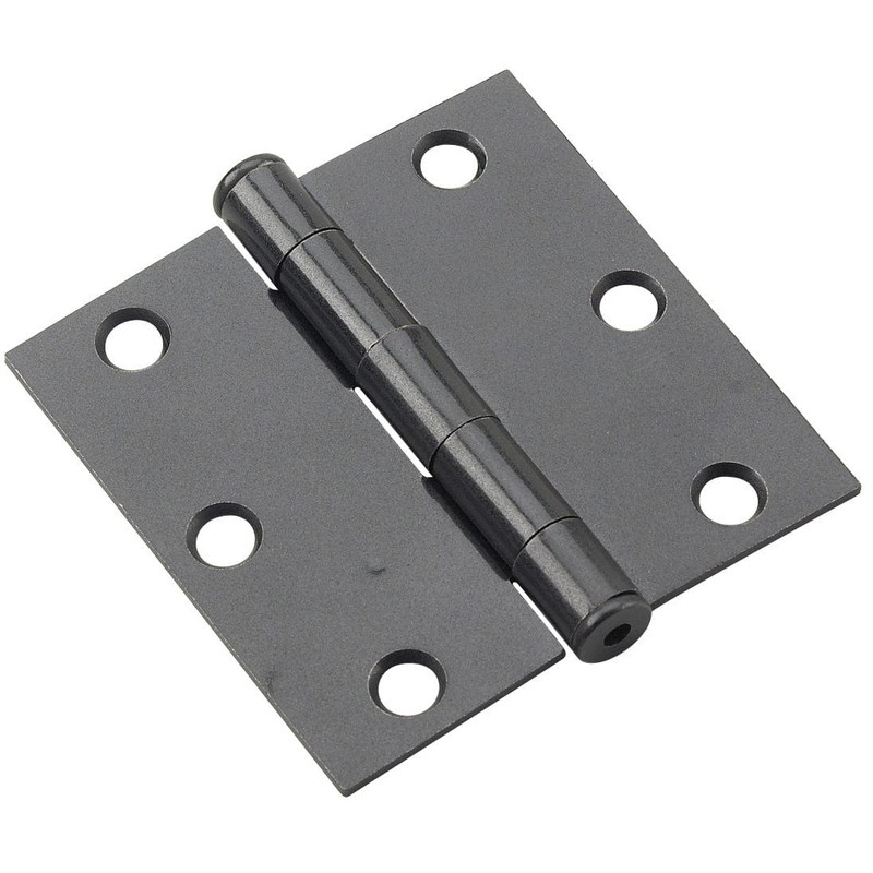 Full Mortise Butt Hinge - Size:3" - Finish:Black - Corner Type:Square Corner